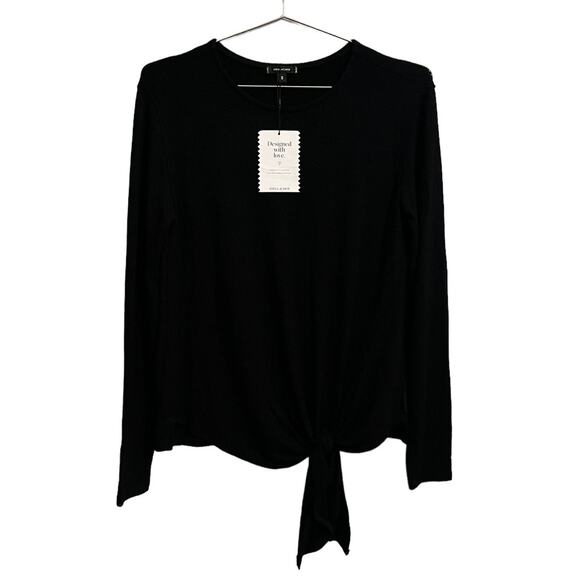 Stella and Dot new Black Crewneck Viscose Blend Sweater S - Picture 1 of 6